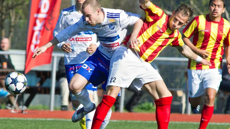 MÅL IGEN. Tomas Eriksson tog hand om huvudrollen när IFK Luleå besegrade Sylvia.