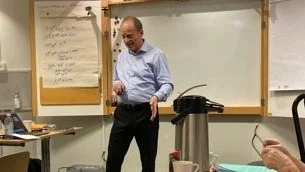 Jan Norman föreläste om konflikthantering.