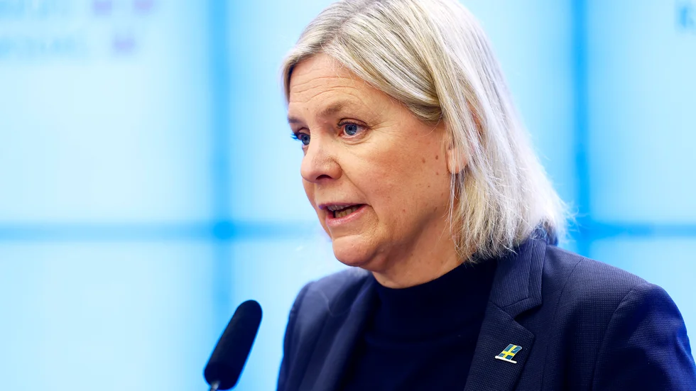 Socialdemokraternas partiledare Magdalena Andersson. Arkivbild.