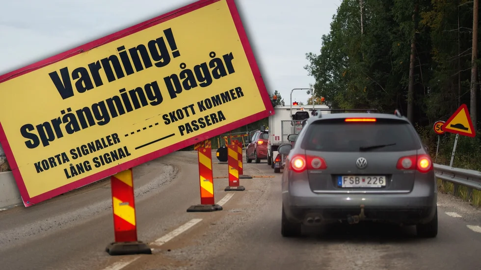 Företaget tvingas betala 200 000 kronor efter att en arbetare träffats i samband med en sprängning på E4.