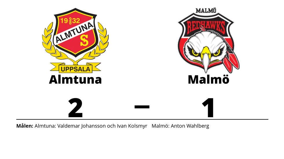 Almtuna IS vann mot IF Malmö Redhawks