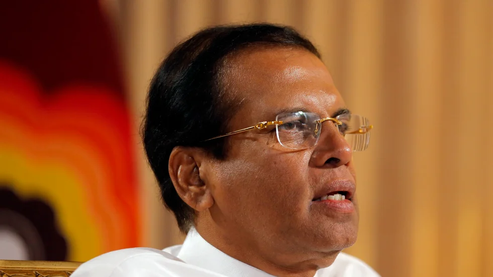Maithripala Sirisena. Arkivbild.