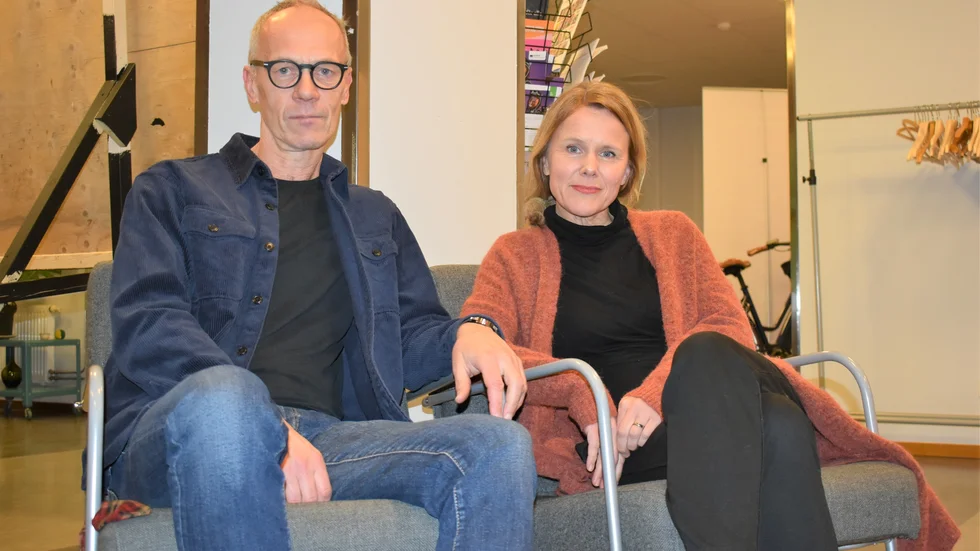 Bo Gunnarsson and Christel Stoltz want to draw attention to the climate issue.