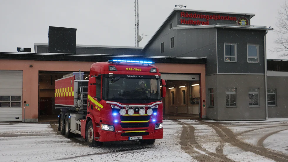Räddningstjänsten fick rycka ut efter ett larm om brand på lördagsförmiddagen. 