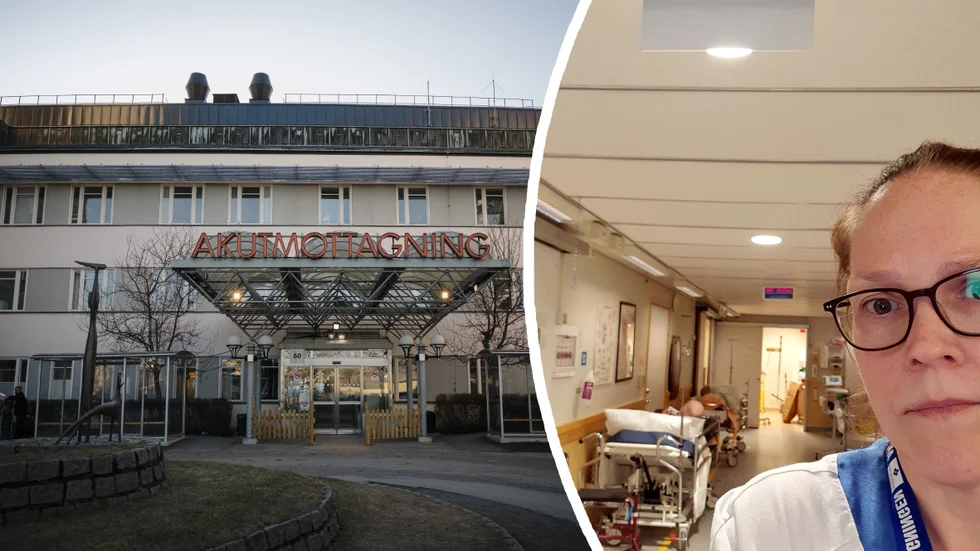 Frida Vallgren berättar om en kaotisk situation på akutmottagningen.