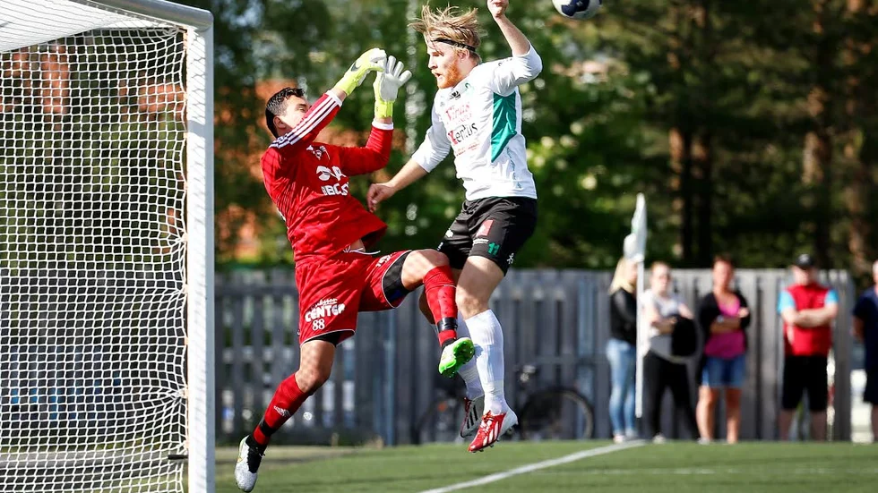 Lyftet. Per Mettävaino har betytt massor för Bergnäsets AIK sedan han anslöt till laget.