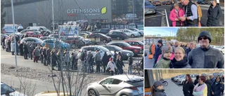 Högt tryck när nya butiken invigdes: "Väntat i en halvtimme"