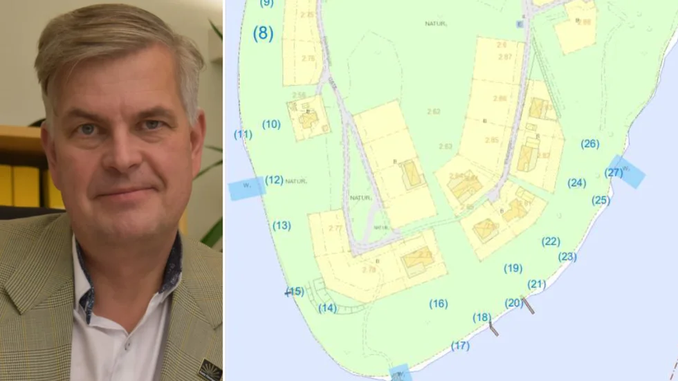 Kommunalrådet i Eksjö kommun, Markus Kyllenbeck (M) får dispens i efterhand för en av de många svartbyggen som miljö- och byggnadsnämnden upptäckt på hans mark vid sjön Gissen i Vimmerby kommun. Det aktuella pumphuset ligger nära nummer åtta.