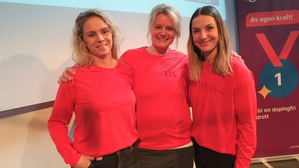 Frida Engström, Linnéa Thor och Anette Strehlenert från Friskis & Svettis välkomnar initiativet.