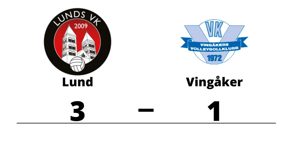 Lunds VK vann mot Vingåker