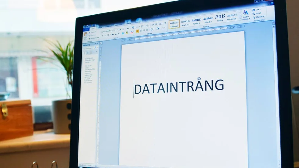 DATAINTRÅNG. Den misstänkte mannen erkänner dataintrång.