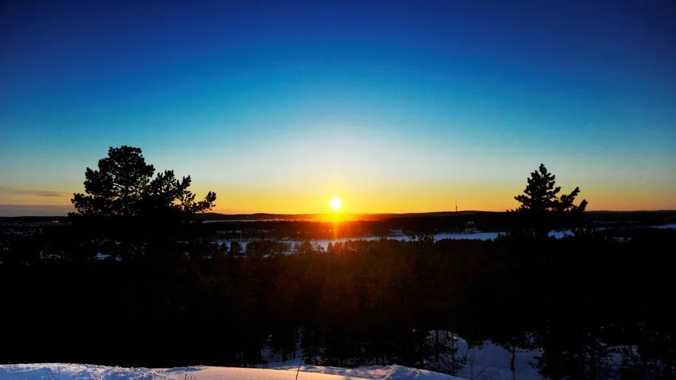 Ikväll kan du se hur Luleå slocknar från Ormberget.