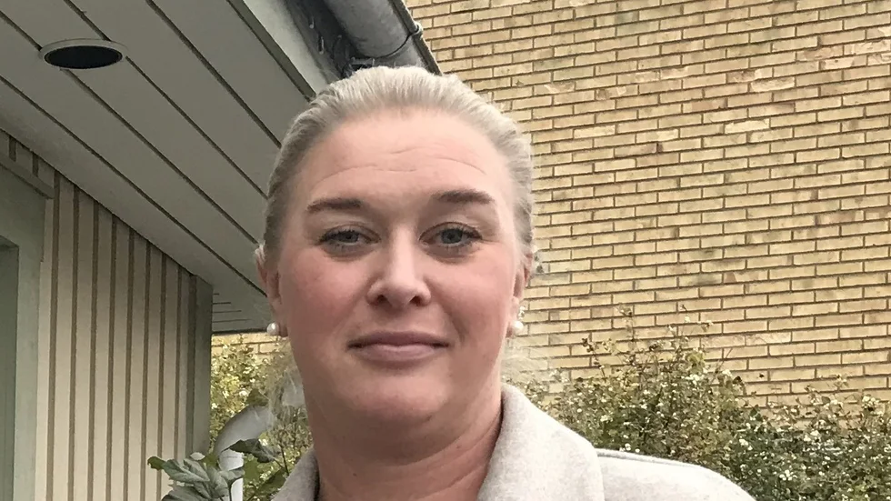 Lisa Allert Svärd jagade vandalerna som sparkade på ytterdörren nattetid. Nu har besvären upphört. Arkivbild.
