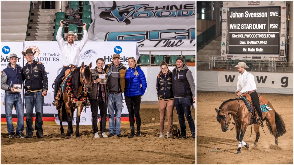 Johan Svensson och Whiz Star Dunit slog den europeiska eliten och tog hem Breeders Futurity. "Det här är den bästa häst jag haft utan konkurrens" säger han.