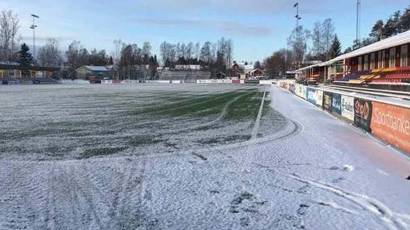 uterink? Nej, här på LF Arena ska Piteå IF spela sin ödesmatch mot Nyköoing i morgon.