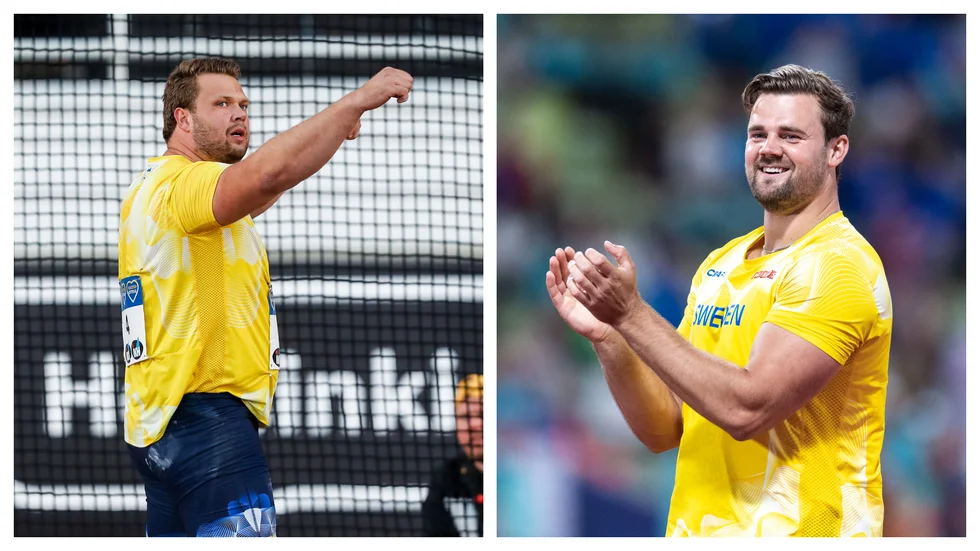 Daniel Ståhl och Simon Pettersson siktar på att kasta långt i Norrköping där förutsättningarna brukar vara goda.