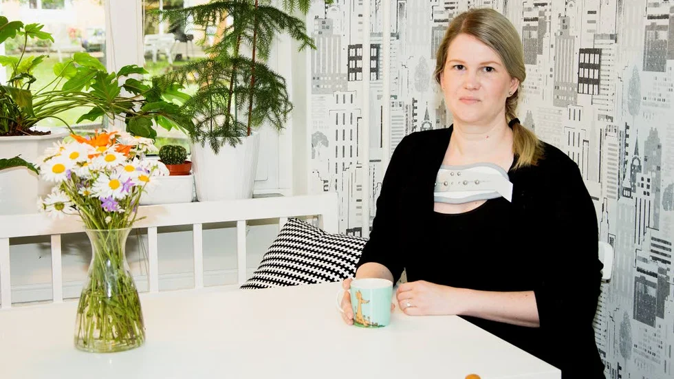 Maja Jonasson kommer få leva med smärtan för resten av sitt liv. Ändå vill hon tillbaka till SSAB. (Arkivbild)