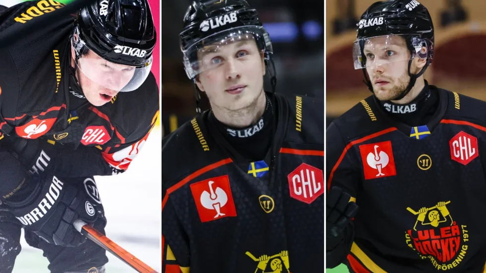 Trion Erik Gustafsson, Jonas Berglund och Einar Emanuelsson drog på sig skavanker i CHL-semifinalen i tisdags. Men trion fanns med i det plan som lyfte söderut under onsdag morgon för torsdagens SHL-match mot Oskarshamn.