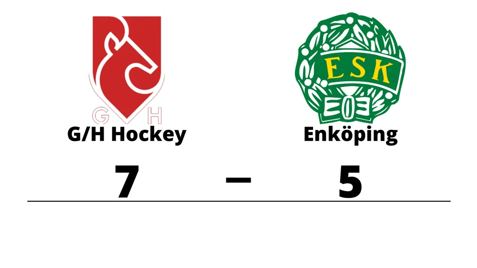 G/H Hockey IF vann mot Enköpings SK HK