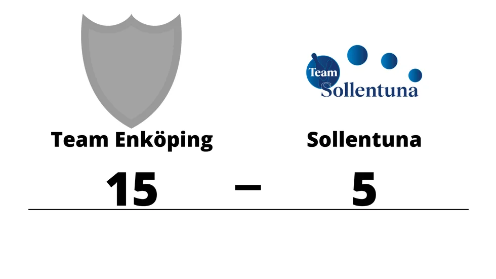 Team Enköping BK vann mot Team Sollentuna