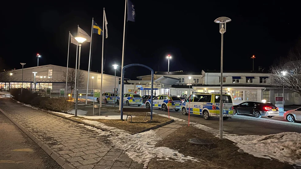 "Det var ett hundratal som ville åka med våra bussar", säger Zakaria Abna-Aissa på Vy flygbussarna. Bilden är från Skavsta på onsdagskvällen.