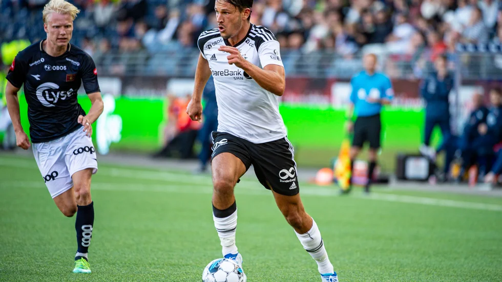 Stefano Vecchia i Rosenborgströjan. Arkivbild.