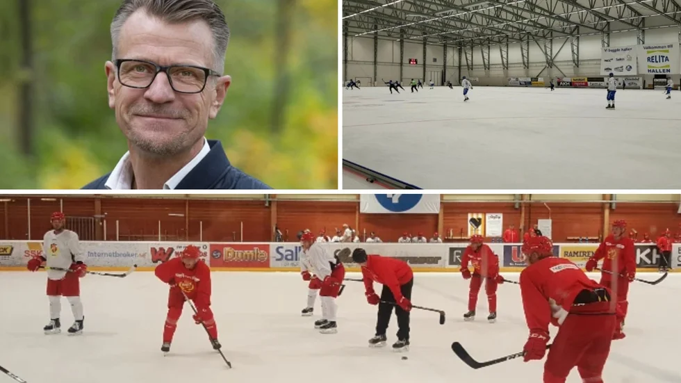 Isläggningen i hallarna på Gränbyområdet kommer att senareläggas i höst på grund av ett renoveringsarbete. Vd för Uppsala Arenor och Fastigheter är Thomas Perslund.