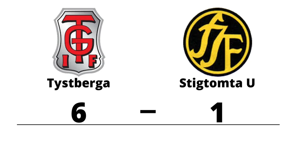 Tystberga GoIF vann mot Stigtomta IF U