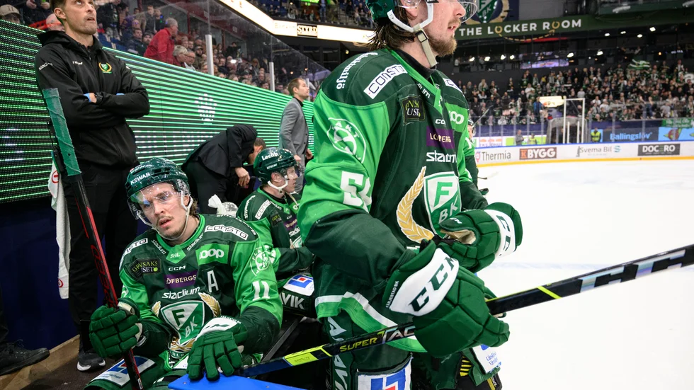Färjestads Joakim Nygård gjorde ett av målen när laget förlorade med 2–5 mot Straubing. Arkivbild.