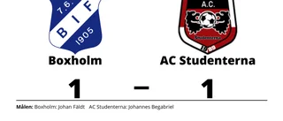 Johannes Begabriel räddade poäng när AC Studenterna kryssade