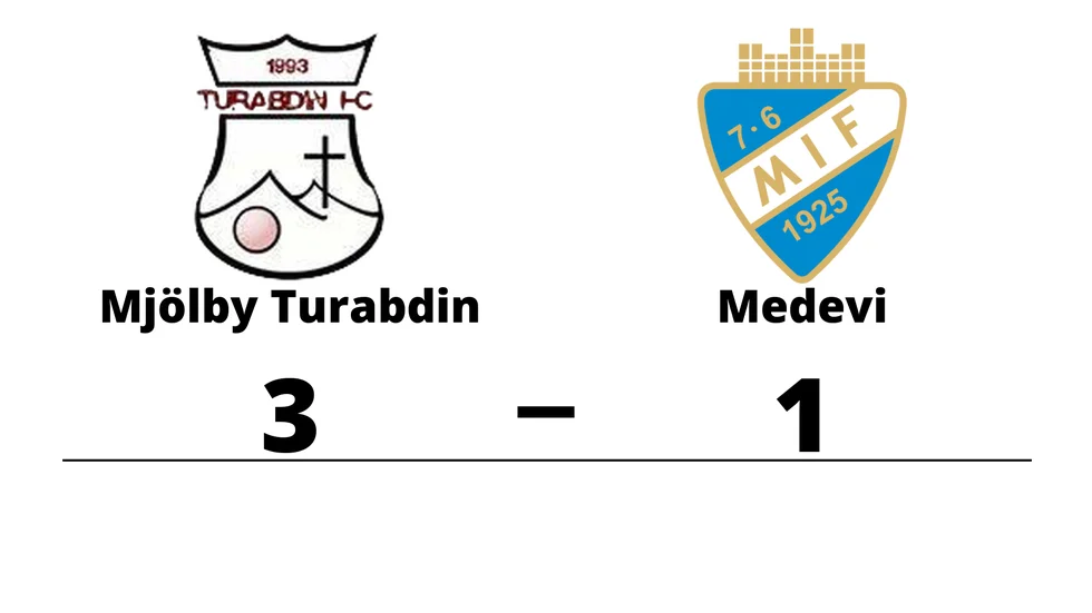 Mjölby Turabdin FC vann mot Medevi IF