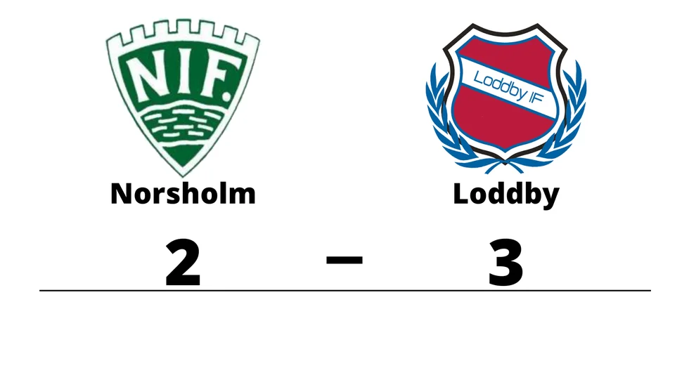 Norsholms IF förlorade mot Loddby IF