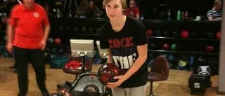Sensationellt bra, Hampus - kom tvåa i bowlingfinal