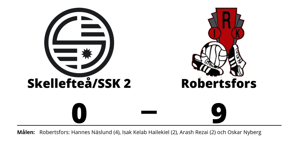 Skellefteå FF/SSK 2 förlorade mot Robertsfors IK