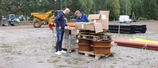 Första spadtaget för mångmiljonprojektet i Högsjö: "Känns lite overkligt"