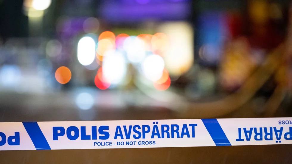 Platsen är avspärrad men räddningstjänsten är klar med sin insats. Arkivbild.