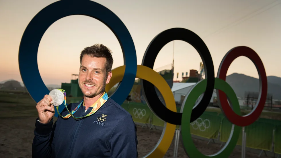 Henrik Stenson tog OS-silver i Rio 2016. Arkivbild.