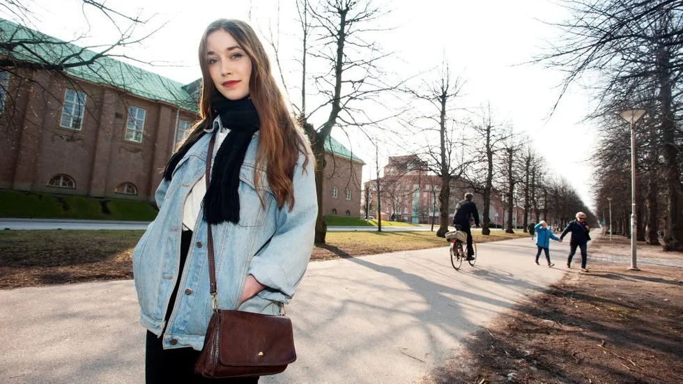 Rebecka Norman vill gå vidare med sången och har nu kommit in på en eftertraktad utbildning i New York.
Foto: Robert Svensson
