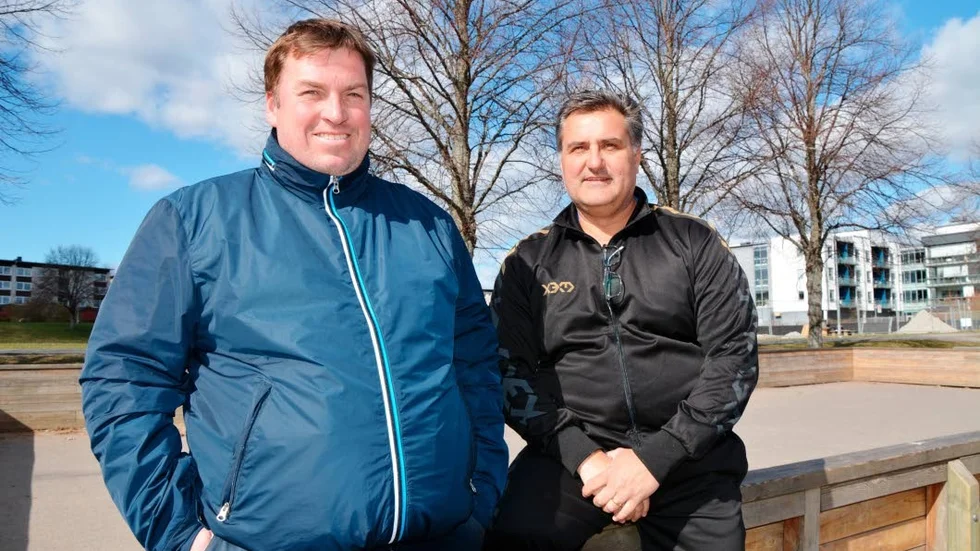 AVSKED. Ledarduon Johnny Håkansson, 46, och Vesa Saranpää, 50, lämnar Finspångs IBK.