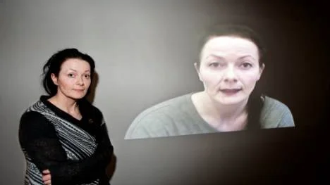 Aldís Ellertsdottir Hoff intresserar sig för vår hud, människans största organ, i sitt videoverk som nu visas på Stadsmuseet.
