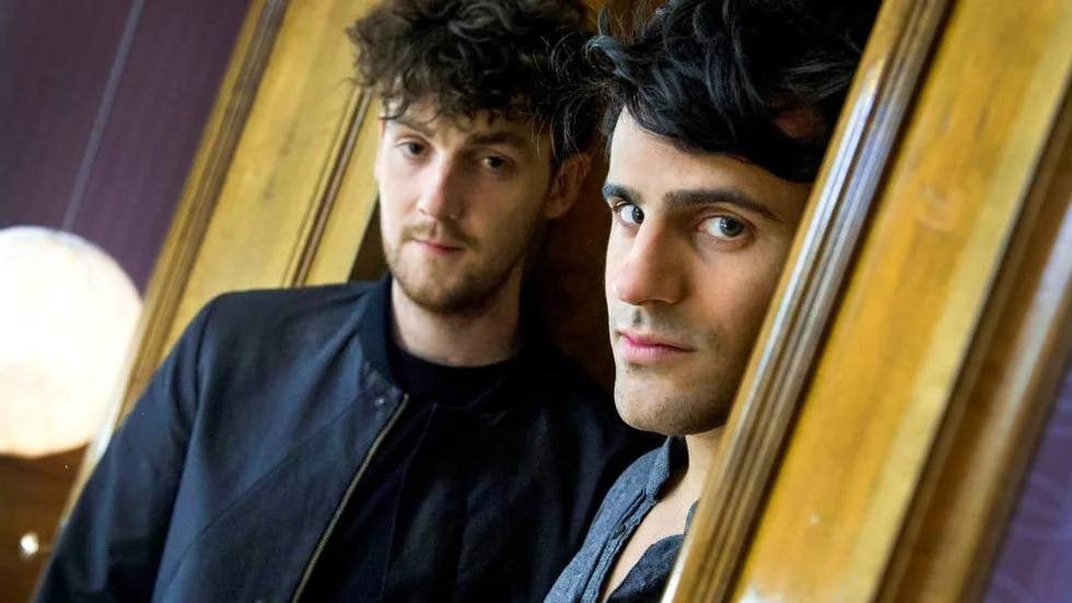 Jack Patterson och Neil Amin-Smith i Clean Bandit på Sverigebesök. Deras singel "Rather be" ligger etta på Spotify.
Foto: Claudio Bresciani/TT