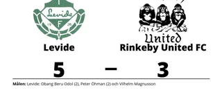 Seger för Levide hemma mot Rinkeby United FC