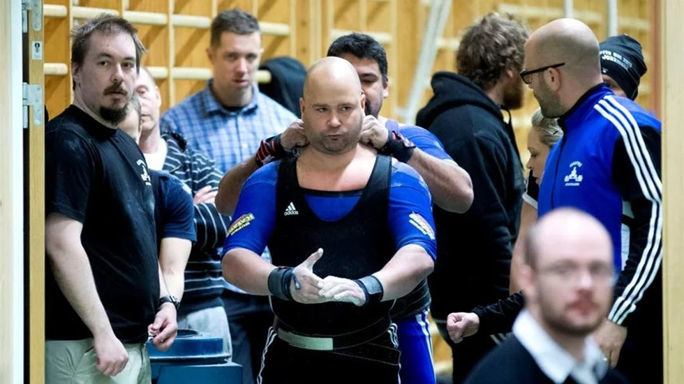 Niklas Björk, Öjeby AK, visade lovande takter i Kårelyftet.