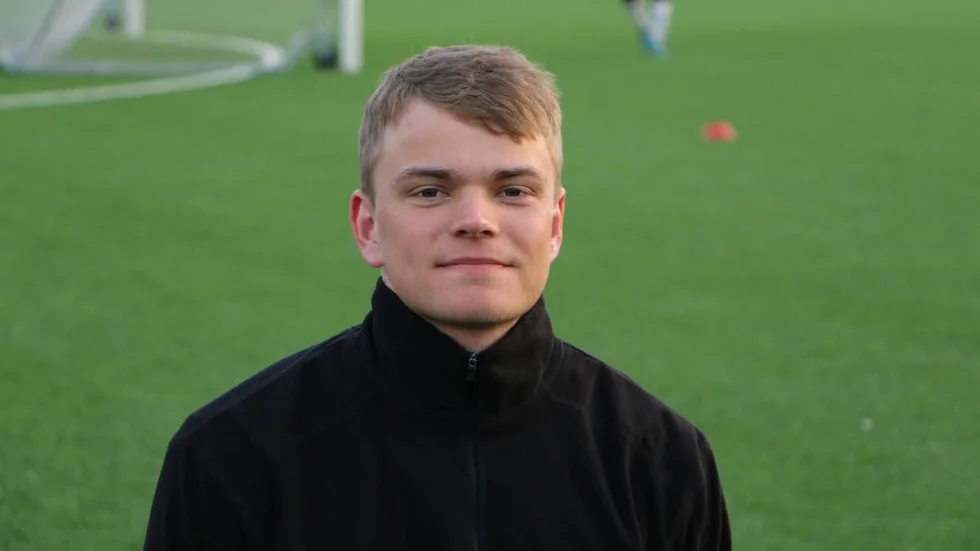 MÅLSKYTT. Elias Wiklund är i fin målform. (Arkivbild)