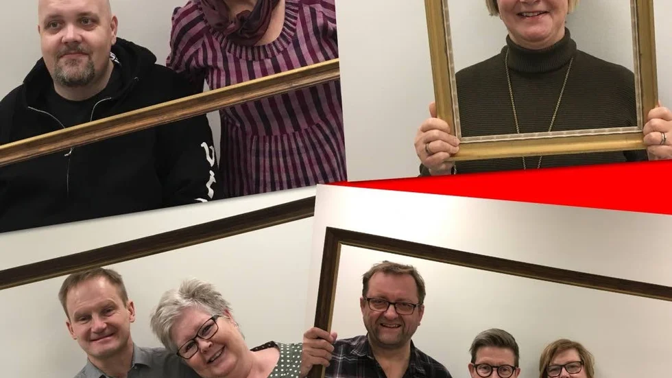 Inramade. Första bilden föreställer från vänster Thomas Hedlund och Maria Eriksdotter och högra bilden AnnSofie Lindberg. Duon på nedre raden är till vänster är Mats Vikgren och Lena Johansson samt trion  Mats Vikman, Jeanette Johansson och Susanne Isacson.