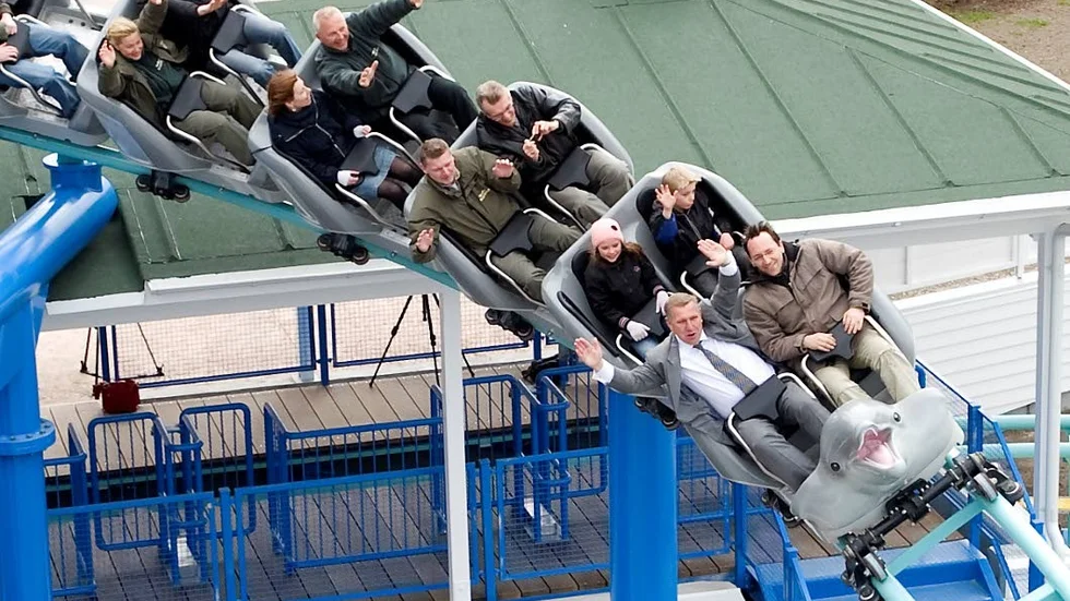 Tummen upp. Kolmårdens djurpark har beviljats bygglov för ytterligare en berg- och dalbana.