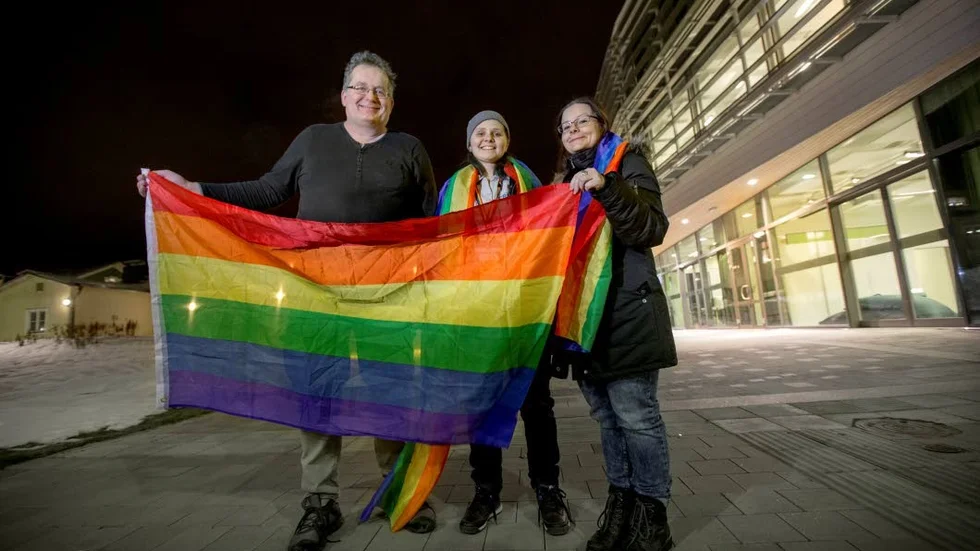 Pridefest. Jimmy Stenman, Malin Bäckström och Maria Wikslund hoppas på många besökare under Pite Älv Pride som drar igång på torsdagen.