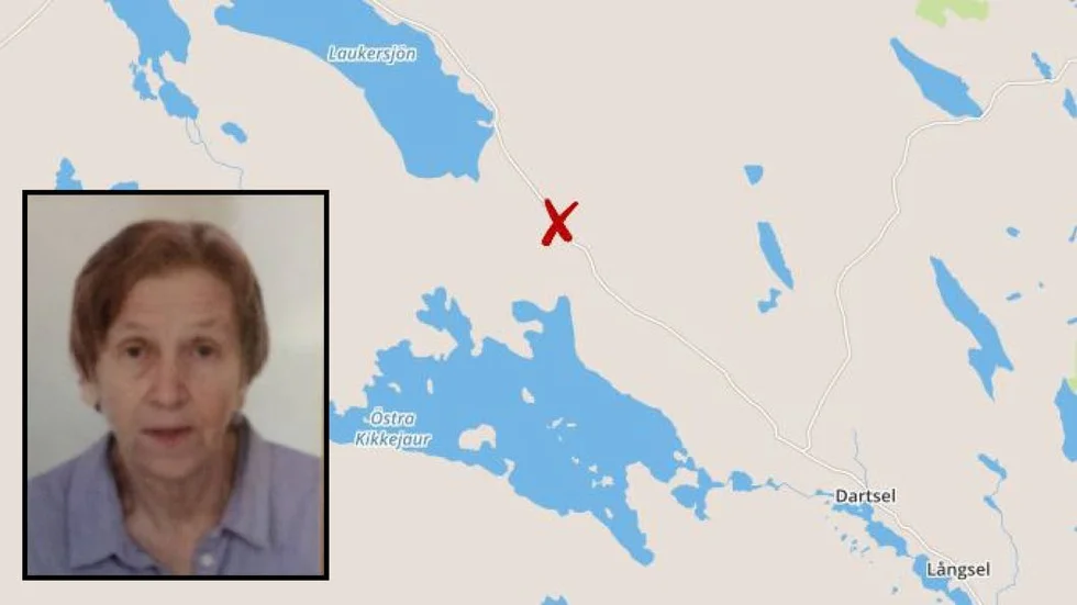 Daisy Granberg är i 80-årsåldern och omkring 165 centimeter lång. Hon bar tunna, mörka kläder när hon försvann.