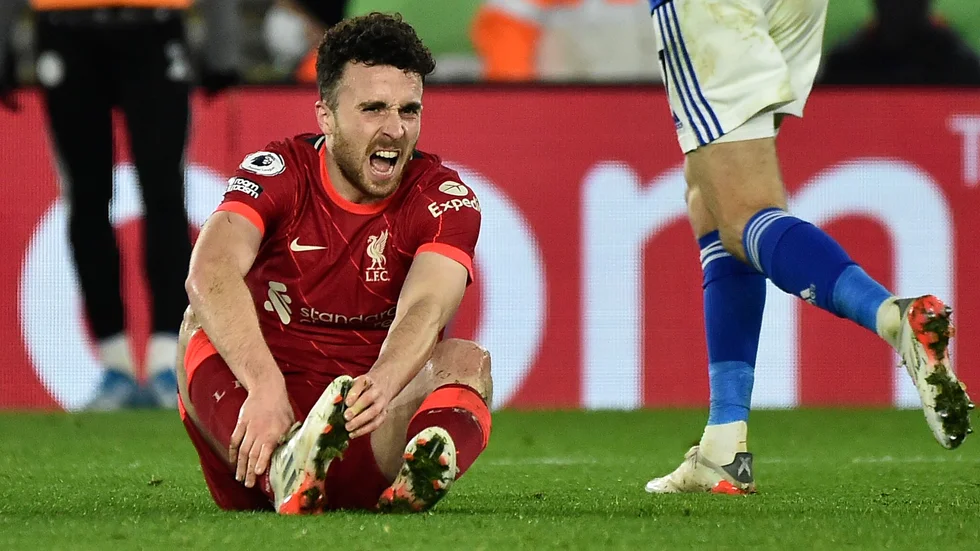 Liverpools Diogo Jota har haft en del skadeproblem. Han är inte ensam. Arkivbild.