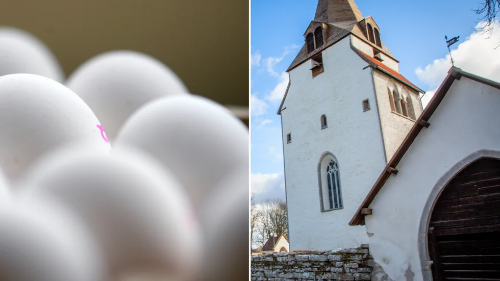 Från Visby larmas det om äggkastning. Boende i Väskinde ska ha fått ovälkomna påringningar.